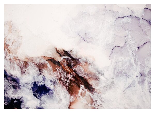 Üveg kép - Lila márvány N⁰1 (70x50 cm)