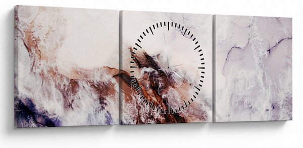 Kép - Lila márvány N⁰1 (órával) (90x30 cm)