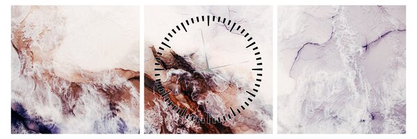 Kép - Lila márvány N⁰1 (órával) (90x30 cm)