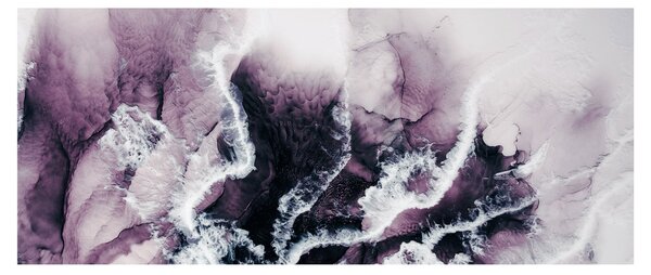 Kép - Lila márvány N⁰2 (120x50 cm)