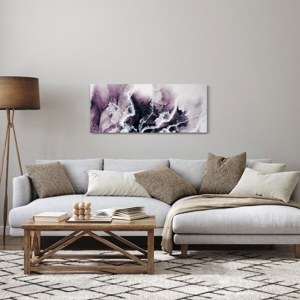 Kép - Lila márvány N⁰2 (120x50 cm)