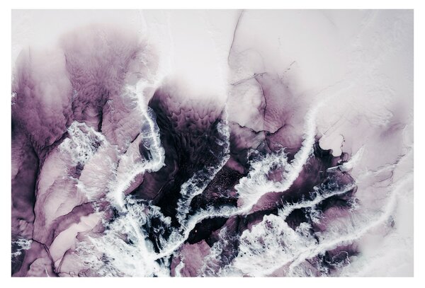 Kép - Lila márvány N⁰2 (90x60 cm)