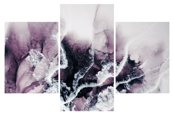 Kép - Lila márvány N⁰2 (90x60 cm)
