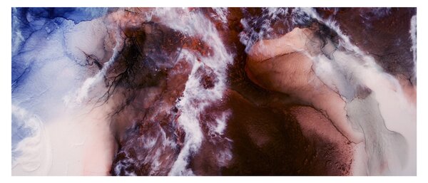 Kép - Lila márvány N⁰3 (120x50 cm)