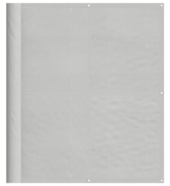 Világosszürke 100% oxford poliészter erkélyparaván 120 x 300 cm
