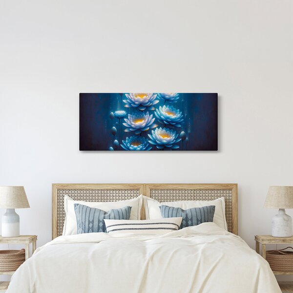Kép - Tavirózsák a víz alatt (120x50 cm)