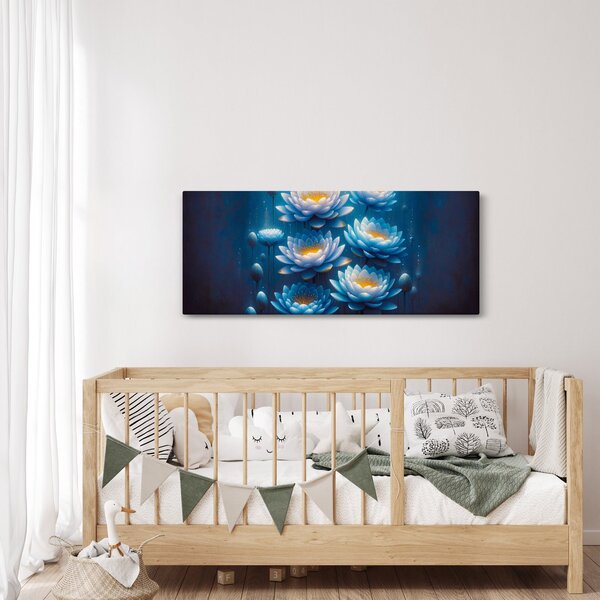 Kép - Tavirózsák a víz alatt (120x50 cm)