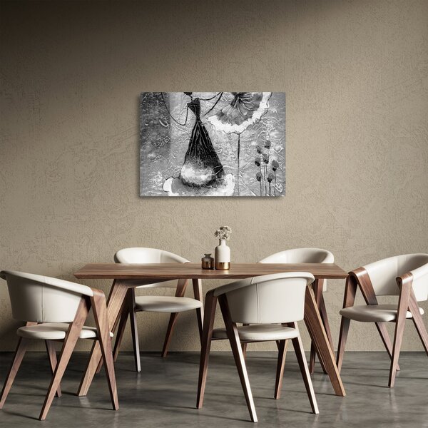 Üveg kép - Afrikai festészet (70x50 cm)