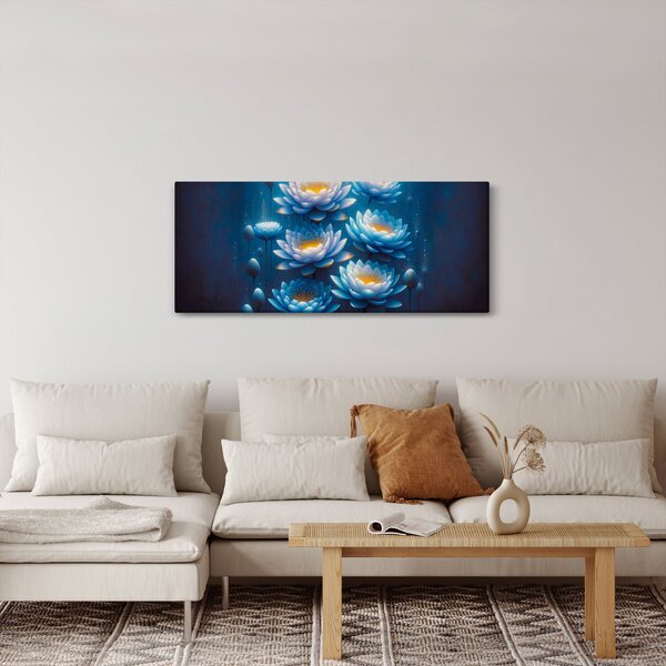 Kép - Tavirózsák a víz alatt (120x50 cm)