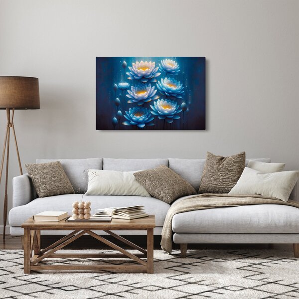 Kép - Tavirózsák a víz alatt (90x60 cm)