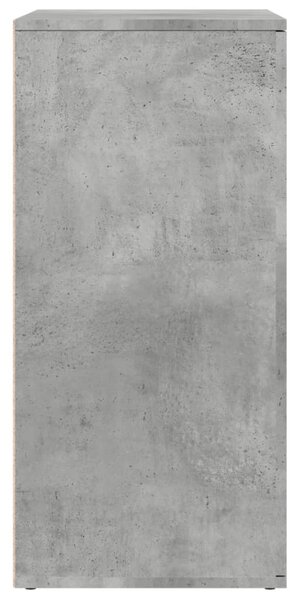 2 db betonszürke szerelt fa tálalószekrény 79 x 38 x 80 cm