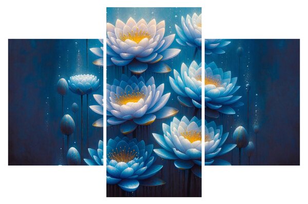 Kép - Tavirózsák a víz alatt (90x60 cm)
