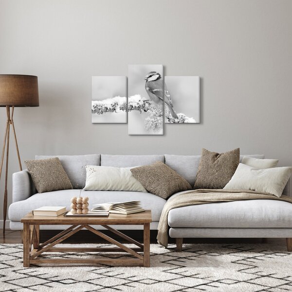 Kép - Egy madár egy ágon (90x60 cm)