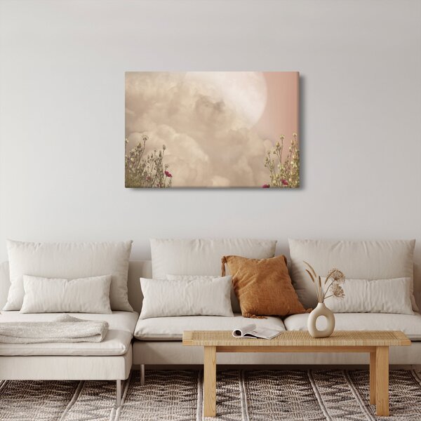 Kép - Rózsaszín telihold (90x60 cm)