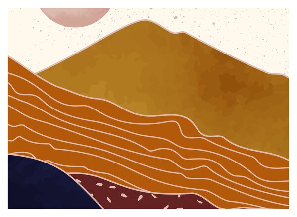 Kép - Spacefrog design hegy N⁰1 (70x50 cm)