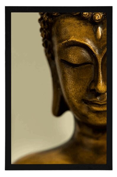 Poszter Buddha bronz feje