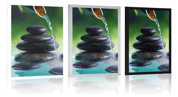 Poszter harmónia a Zen kertben