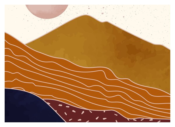 Üveg kép - Spacefrog design hegy N⁰1 (70x50 cm)