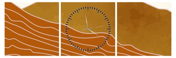 Kép - Spacefrog design hegy N⁰1 (órával) (90x30 cm)