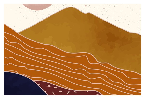 Kép - Spacefrog design hegy N⁰1 (90x60 cm)