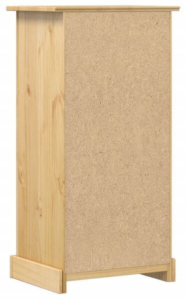 Corona tömör fenyőfa éjjeliszekrény 53x39x103 cm