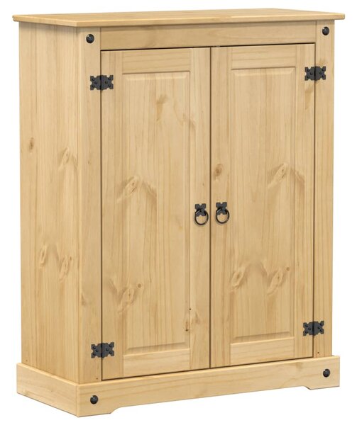 Corona tömör fenyőfa cipőszekrény 86 x 38,5 x 108 cm