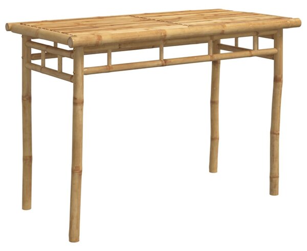 Bambusz kerti étkezőasztal 110 x 55 x 75 cm