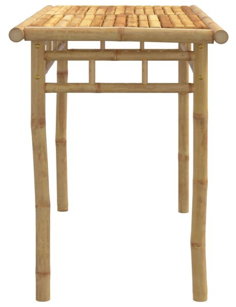 Bambusz kerti étkezőasztal 110 x 55 x 75 cm