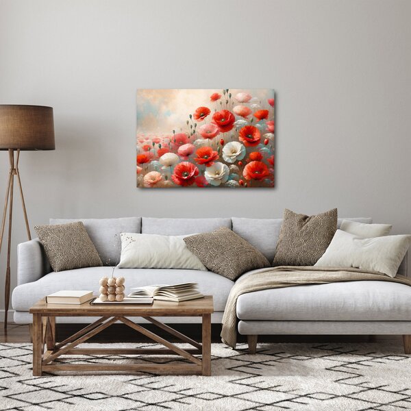 Kép - Pipacsok festménye (70x50 cm)