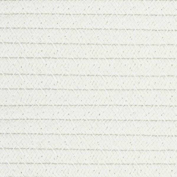 Szürke-fehér pamut tárolókosár Ø51 x 33 cm