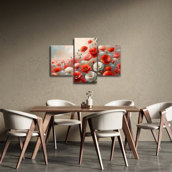 Kép - Pipacsok festménye (90x60 cm)