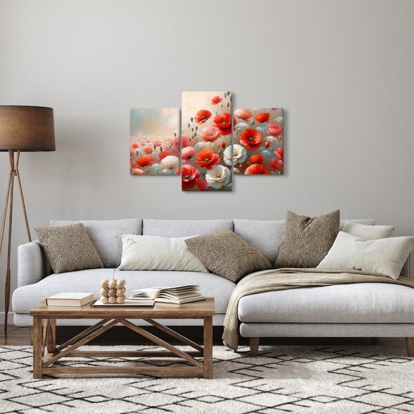 Kép - Pipacsok festménye (90x60 cm)