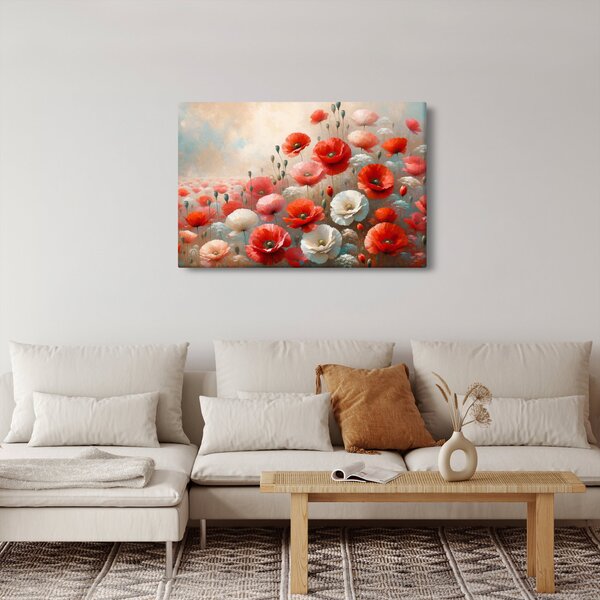 Kép - Pipacsok festménye (90x60 cm)
