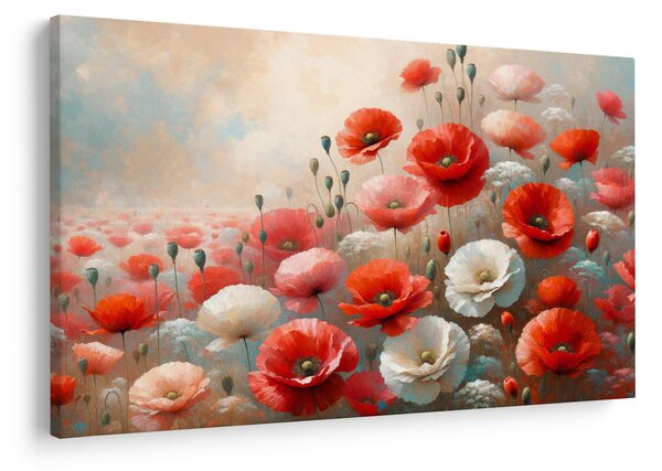 Kép - Pipacsok festménye (90x60 cm)
