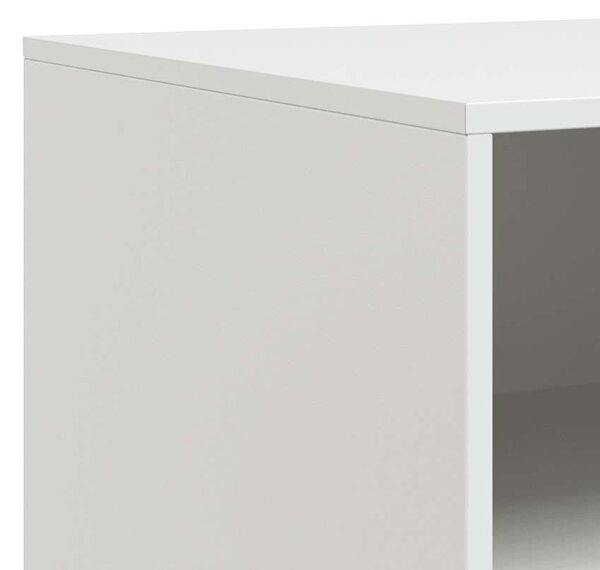 2 db fehér acél TV-szekrény 67 x 39 x 44 cm