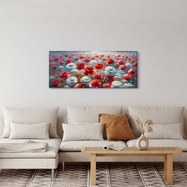 Kép - Pipacsmező (120x50 cm)
