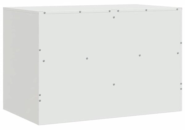 2 db fehér acél TV-szekrény 67 x 39 x 44 cm