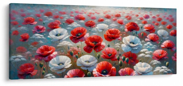 Kép - Pipacsmező (120x50 cm)