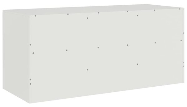 Fehér acél TV-szekrény 99 x 39 x 44 cm
