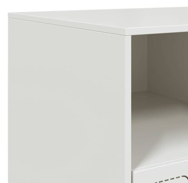 Fehér acél TV-szekrény 99 x 39 x 44 cm
