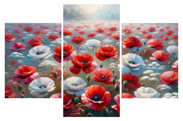 Kép - Pipacsmező (90x60 cm)