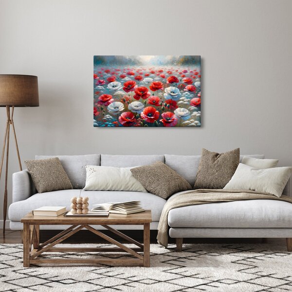 Kép - Pipacsmező (90x60 cm)