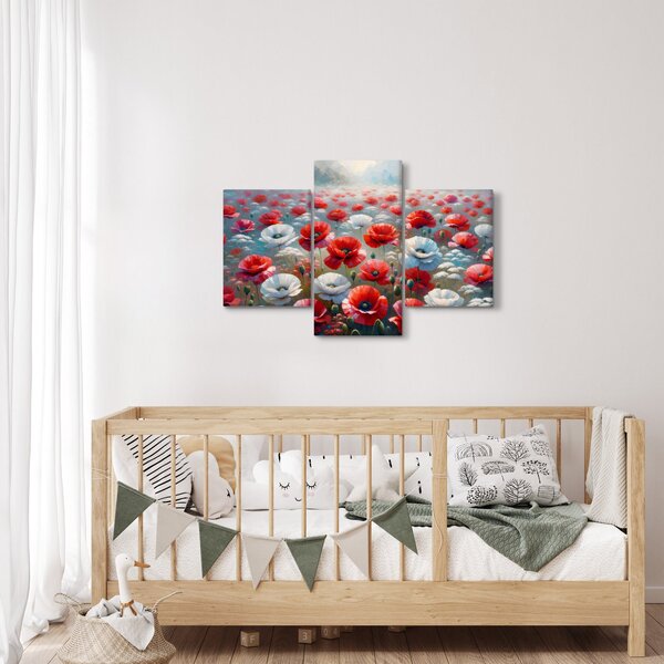 Kép - Pipacsmező (90x60 cm)