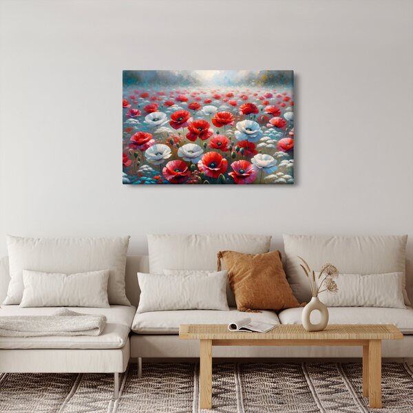 Kép - Pipacsmező (90x60 cm)