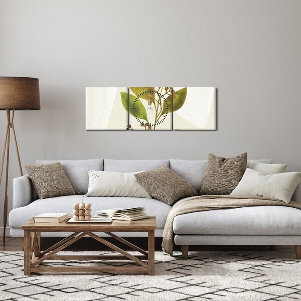 Kép - Akvarell ág N⁰1 (órával) (90x30 cm)