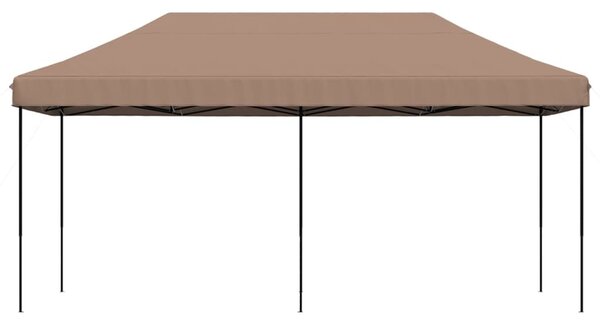 Barna összecsukható felugró rendezvénysátor 580x292x315 cm