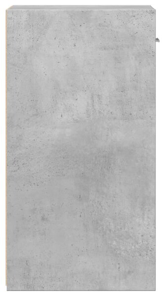 2 db betonszürke szerelt fa éjjeliszekrény 35 x 34 x 65 cm