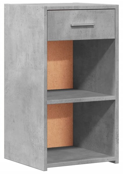 2 db betonszürke szerelt fa éjjeliszekrény 35 x 34 x 65 cm