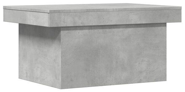 Betonszürke szerelt fa dohányzóasztal 100 x 55 x 40 cm