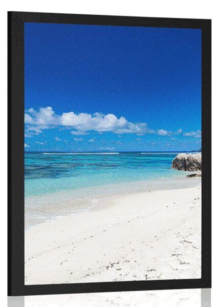 Poszter Anse Source strand